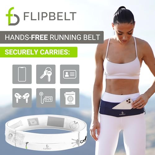 FlipBelt Zipper - White - XS, White, X-Small by FlipBelt - Image 2