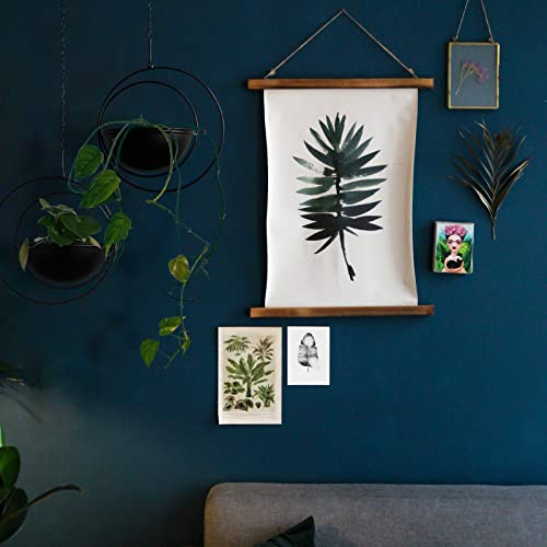 Hajia 2 Pack Moon Shaped Hanging Plant Holder With 7.5 Inch Detachable Pot, Black Metal Plant Hanger For Indoor Outdoor, Minimalist Hanging Planter For Wall Ceiling Decor.(No Plants Or Drainage Holes) #TOP6