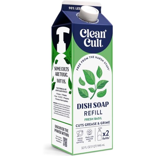 Cleancult Sweet Basil Dish Soap Refill