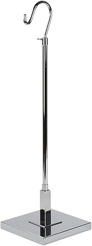 Miniatura 5 de SSWBasics Soporte de gancho cromado con extensión de 18 x 36 pulgadas - Acabado cromado