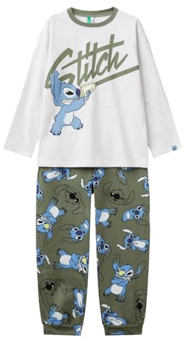 United Colors of Benetton Pig(Maglia+Pant) 3VR50P08G Set di Pigiama, Grigio, 3XL Bambino