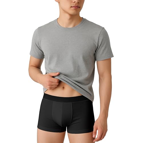 Image of HK47 Men Underwear Pack, Ice Silk Stretchable Breathable Trunks, Regular Fit Men's Brief, Anti Bacterial Quick Dry Innerwear for Men