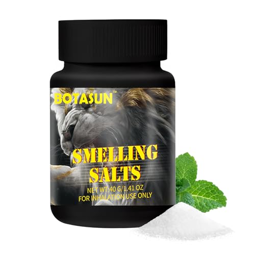 Salts for Athletes 1.41OZ for Powerlifting Football Hockey - Instant Focus Boost & Energy - Wake Up Salts Athlete Strength Motivation