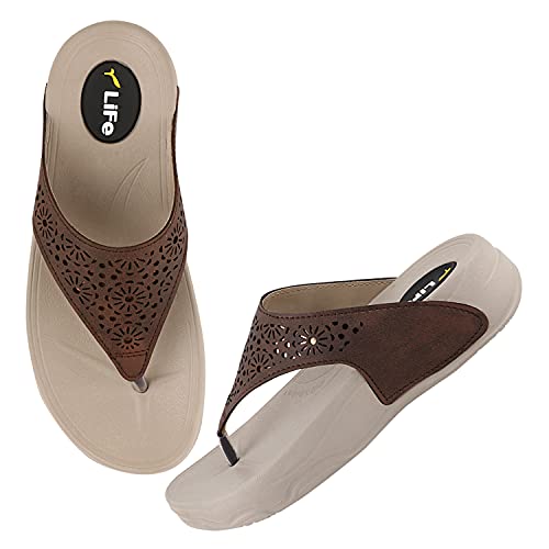 Image of WELCOME Women's Extra Soft Slippers with Cushion FootBed for Adult | Comfortable & Light Weight| Stylish & Anti-Skid| Waterproof & Everyday Flip Flops for Ladies /Girls