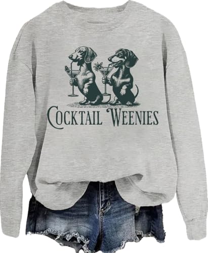 Cocktail Weenies Dachshund Sweatshirt, Cocktail Weenies Dachshund Shirt, For Women Men4