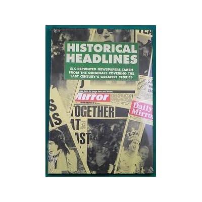 Historical Headlines Six Reprinted Newspapers