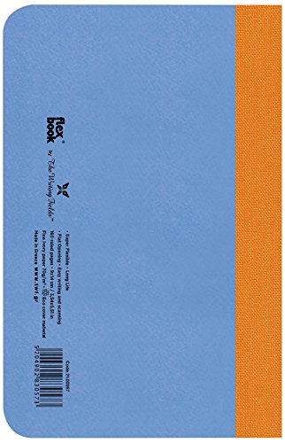 Image of FlexBook Smartbooks Notebook 160 Pages Ruled 9 x 14 cm Couverture Bleue /Dos Orange