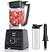 Produktbild Standmixer Smoothie Maker, YAKEEP 2000W Blender Smoothie Mixer Hochleistungsmixer, 32,000 UpM, 2L Tritan Behälter ohne BPA, 8 Geschwindigkeiten, 8 Stahlklingen, 1x Trinkflasche, Spülmaschinenfest