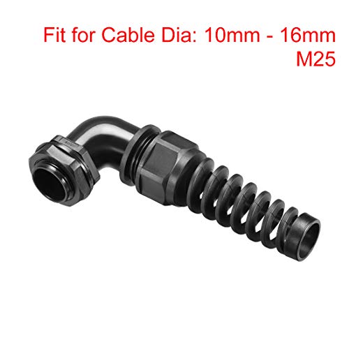 Presse-câble M25 90 degrés IP68 avec décompression de câble réglable - 3