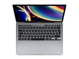 2020 Apple MacBook Pro (13", Intel i5 Chip, 16 GB RAM, 512 GB SSD Lager, Magic Keyboard, Vier Thunderbolt 3 Anschlüsse) - Space Grau