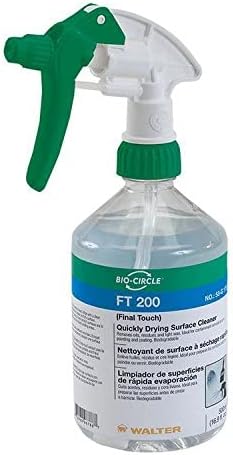 Bio-Circle 53G173 FT 200 Spray [Pack of 12] - 500ml Phosphate Free Surface Cleaner with Minimal Odor, Less VOC. Cleaning Supplies