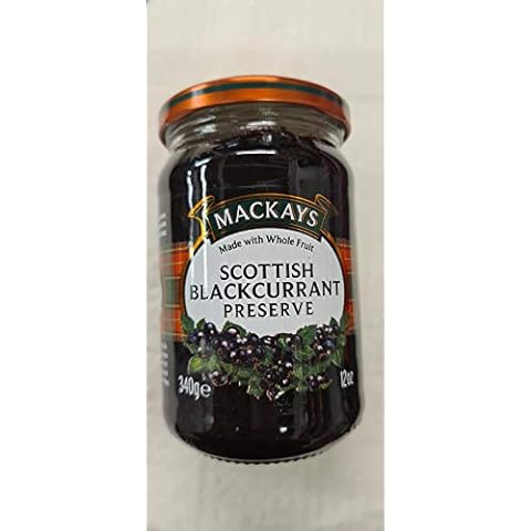 Scottish Blackcurrant Preserve 340g, Mackays Cover