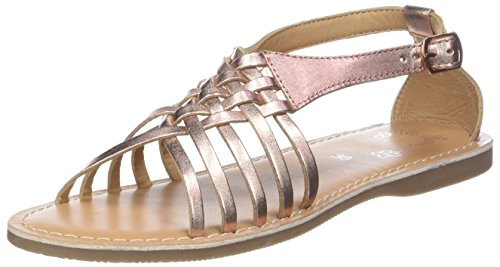 Little Mary Dyeu, Sandalias con Correa de Tobillo Niñas, Rosa (Cuir Nude), 28 EU