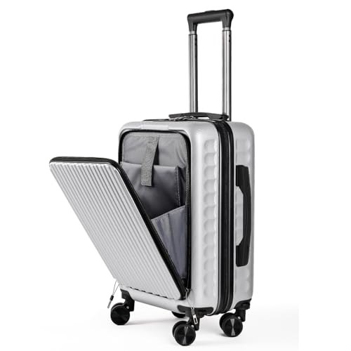 ARTREE Maleta de Cabina 55x40x20cm,ABS Material Trolley Rígida Expandible, con Ruedas giratorias Desmontables,Cerradura combinación,Ideal como Equipaje de Mano para Iberia, Vueling o Easyjet