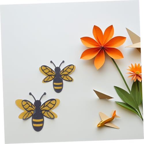 Set de vinilos adhesivos 3D de abejas para pared 12 piezas miniatura 7