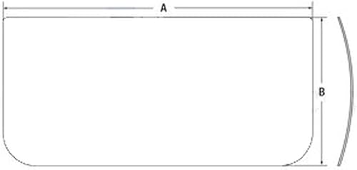 Miniatura 2 de Reliable Aftermarket Parts Our Name Says It All Nuevo vidrio inferior del parabrisas 4602563R se adapta a John Deere 120C 160C 160CLC 180 180CW