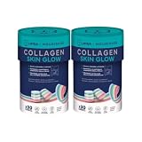 UPSA x Nourished Collagen Skin Glow, con Niacinamide 60 Gummies, Bipacco