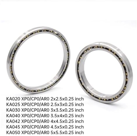 1PCS KA020 025 030 035 040 042 045 XP0 CP0 AR0 Thin Wall Constant Section Bearing Thickness 6.35mm 0.25 inch(KA020AR0)
