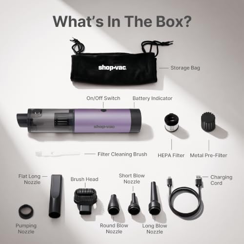 Shop-Vac S4 Mini Cordless Car Vacuum (15,000 Pa, 20-min runtime) — view 8