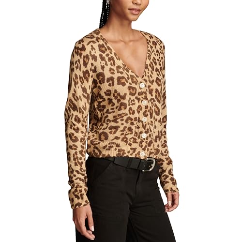 Lucky Brand Womens Cheetah Print Cardigan3