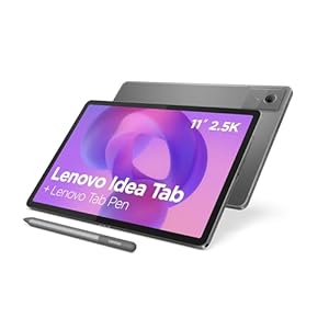 Lenovo Idea Tab Tablet, geïntegreerde IA 11 inch 2,5 K, 90 Hz (MediaTek Dimensity 6300, 8 kernen, 8 GB RAM, 128 GB UFS 2.2, Android 15, Wifi5 + Bluetooth) Tab Pen - grijs