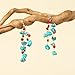 Handmade Vintage earrings Turquoise Earring Drop Dangle Earrings for Women and Girls