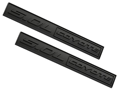Pegatinas 5.0 L emblema coyote V8 repuesto de insignias para Mustang F150
