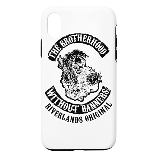 Game of Anarchy telefonfodral för iPhone XR hårt skal med silikon inuti