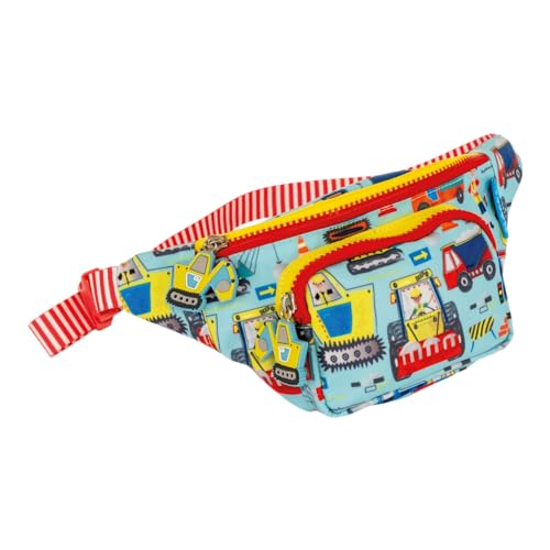 Sac ceinture enfant thème construction idéal pour les sorties au parc