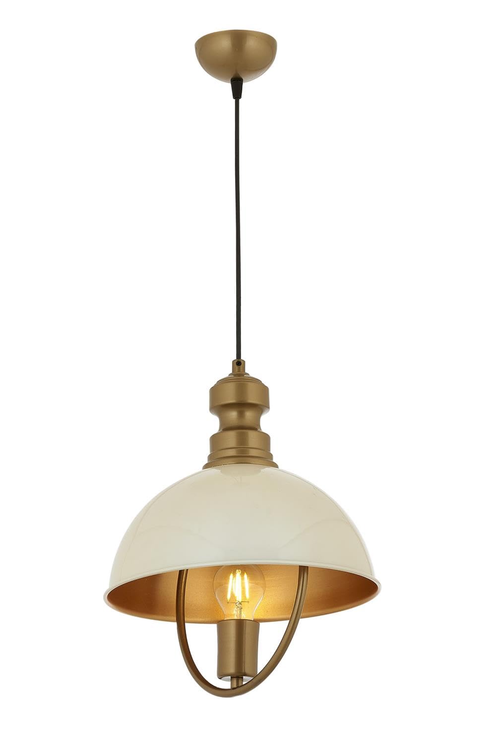 Avonni Beyaz Boyalı Modern Avize E27 Metal 35cm