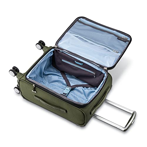 Image of Samsonite Solyte DLX Softside Expandable Luggage with Spinner Wheels, Cedar Green, 3-Piece Set (20 /25 /29)