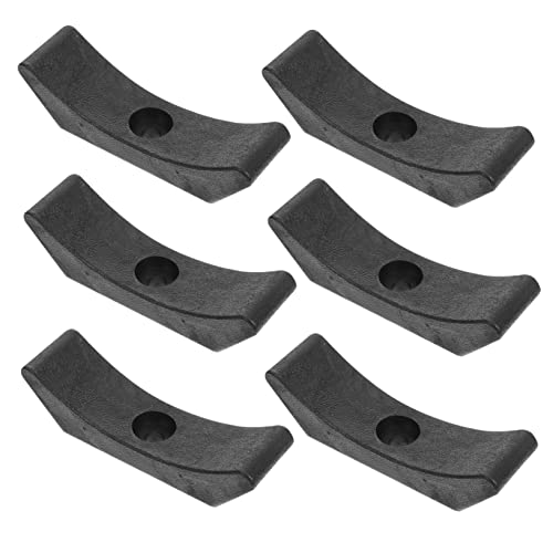 OSOLADY 6Pcs Dumbbell Storage Stand Durable PP Dumbbell Holders for Weight Lifting Wear Dumbbell Brackets with Excellent Stability for Home Gym Organization