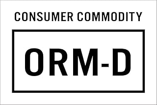 NMC National Marker Corp. HW26 Consumer Commodity Orm-D Hazmat Label