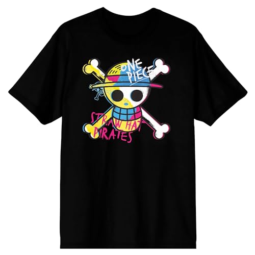 Bioworld One Piece Live Action Straw Hat Skull & Crossbones Logo Men's 2-Pack Pajama Set2