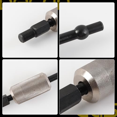 Image of Dasbecan 8-1 /2 inch Tight Spot Slide Hammer Puller, 1-1 /2 Pound Heavy Duty Hammer for Effortless Automotive Repairs 50281 50286 5028