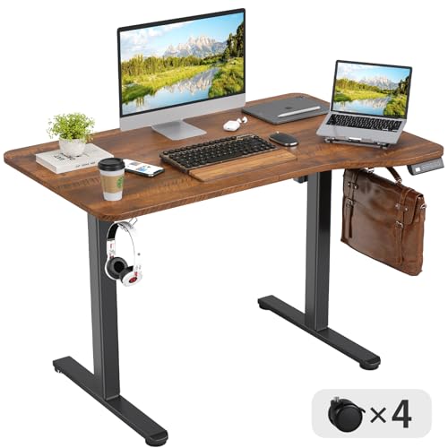 Amazon | Sunon 昇降デスク 電動 昇降式デスク スタンディングデスク