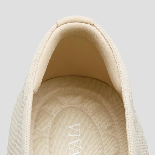 Image of VIVAIA Margot 3.0 Newly Upgraded Women's Ballet Flats Comfortable Square-Toe V-Cut Flats Casual Dress Washable Sustainable Shoes
