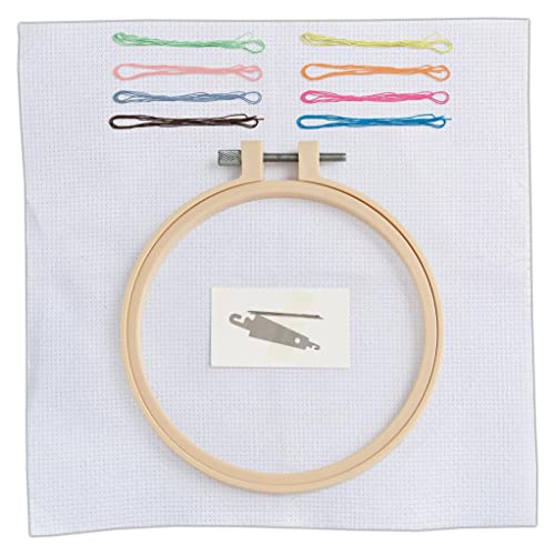 Simply Make Adults Colourful Birds Embroidery Craft Cross-Stitch Kit, Makes A Perfect Present, Creativity, Hobby Enthusiast - Image 3