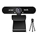 Produktbild 1080P Webcam - TENVIS Full HD Webcam, 120 ° Weitwinkel Streaming Kamera mit Stativ, mit Low-Light Korrektur, Webcam mit Mikrofom, Plug & Play, für PC, Win, Mac OS, für Skype, Zoom, Konferenz