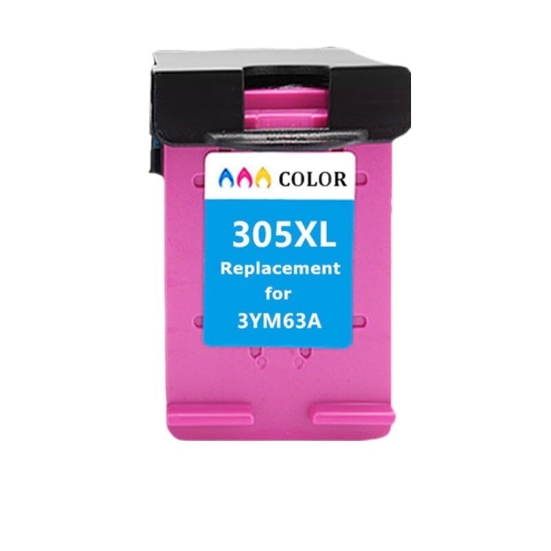Cartouche d'encre de Remplacement Compatible for imprimante H-P305XL 305 XL Deskjet 2320 2710 2720 2730 1210 1215(1Pack Color)