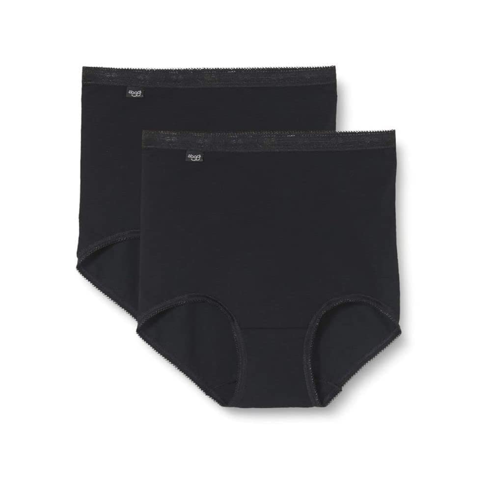 Sloggi Basic Maxi 2-Pack Women's Knickers Black Size 22