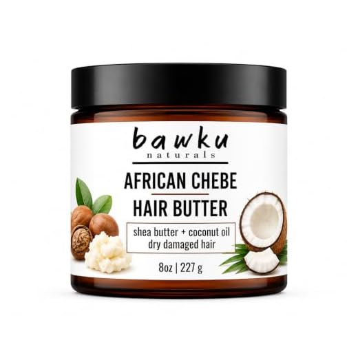 bawku naturals Chebe Hair Butter With Pure African Sheabutter And Authentic Chebe Powder Hair Growth Butter With Castor Oil, Neem & Moringa Extracts For Repair Strengthening & Mositurizing