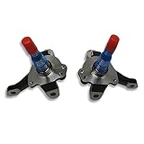 DEMOTOR PERFORMANCE For Ford Mustang II Pinto 1974-1978 Stock Height Spindle Forged Steel Pair