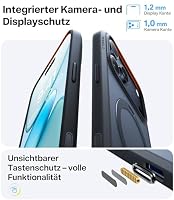 TORRAS Q3 Spin für iPhone 17 Pro Max Hülle 360°für MagSafe Ständer,Schwarz – Ansicht 7