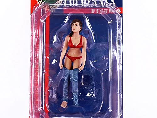 American Diorama 76314 Miniaturauto aus der Sammlung, Rot/Blau Cover