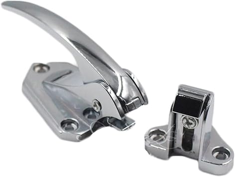 Cold Storage Door Lock Walk-in Cooler Door Handle Alloy Chrome Oven Lock Industrial Lock Drying Oven Handle Lock Size Steamer Handle Chrome