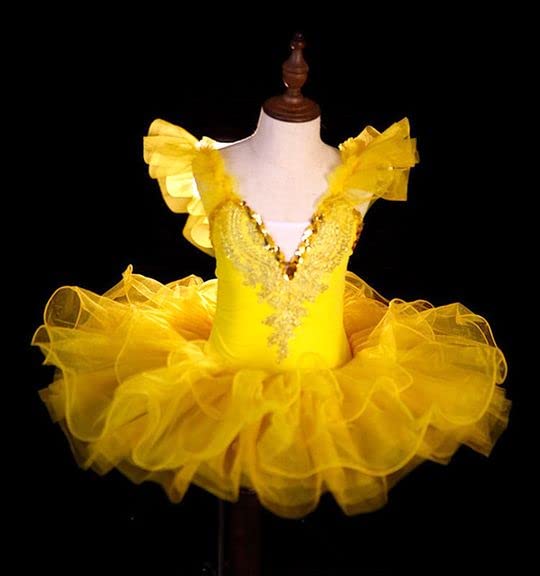 Robe tutu jaune ballet fille 110 cm DANC187 - 2
