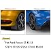 Mudflaps Mud Flaps Splash Guards Mudguard Compatible for Focus ST RS SE ST170 ST225 ST250 ST300 RS500 Mk MK2 MK3 Mk3.5 MK4 2 3 4(2pcs-Set Black)