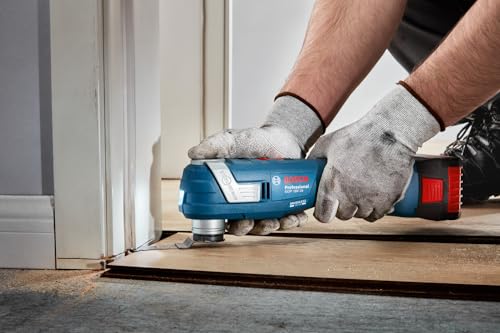 Bosch Professional 18V System Akku Multi-Cutter GOP 18V-34 (Vibration Control, inkl. mehrere Sägeblätter, 1x Schleifplatte… – Ansicht 4