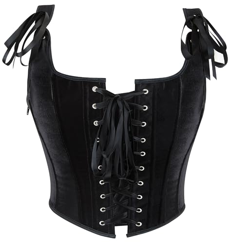 Corset vintage Renaissance floral Eohak vêtement bustier rétro aux finitions soignées
